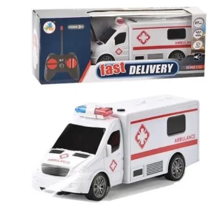 Ambulans R/C + ładowarka + św/dź - Ciuciubabka