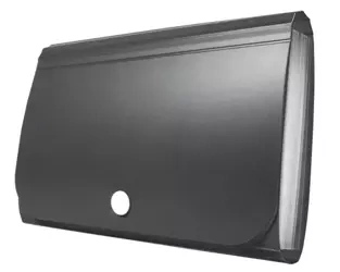 Mini organizer harmonijkowy PP zatrzask czarny - Tetis