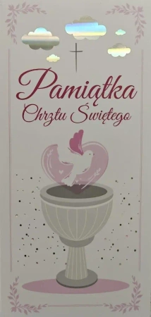 Karnet Chrzest dziewczynka - YEKU