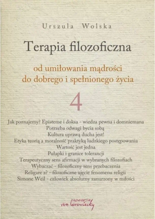 Terapia filozoficzna T.4 - Urszula Wolska