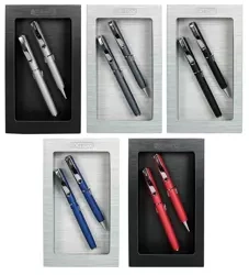 Pióro + długopis Aston w etui GB - Cresco