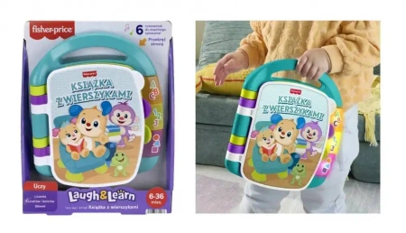 Ucz się i śmiej! Książka z wierszykami - Fisher- Price
