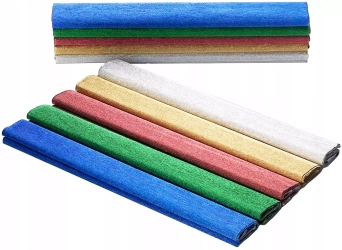 Bibuła marszczona 25x100cm metaliczne 5 - Happy Color