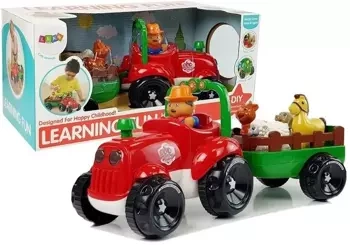 Traktor z przyczepką - Leantoys