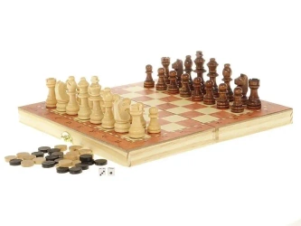 Szachy drewniane magnetyczne - ADAR
