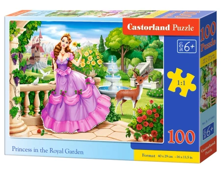 Puzzle 100 Księżniczka w ogrodzie B-111091 - CASTOR