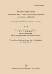 Thermochemische Untersuchungen über die Dehydration des Montmorillonits - Schwiete Hans-Ernst