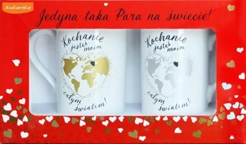 Kubek komplet Q Walentynka - Kukartka