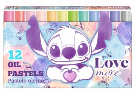 Disney Fashion. Pastele olejne 12 kolorów. Pastel Stitch - Patio