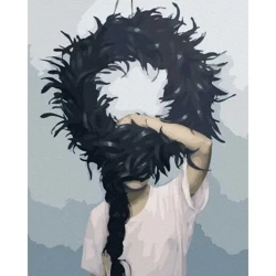 Malowanie po numerach - Wieniec z piór 40x50cm - Twoje Hobby