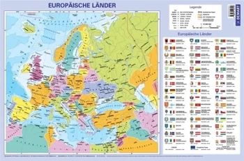 Podkładka na biurko Mapa Europy polityczna - Opracowanie zbiorowe