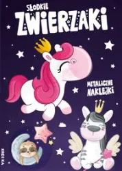 Kolorowanka z naklejkami - Słodkie zwierzaki - praca zbiorowa