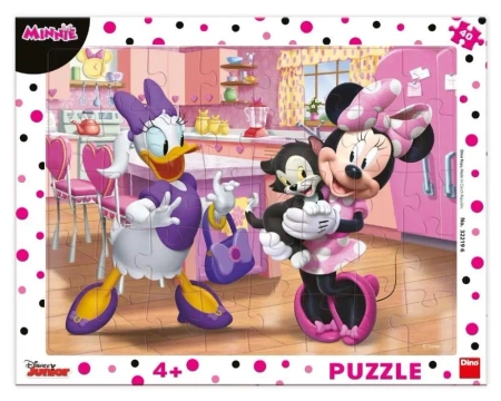 Puzzle ramkowe Myszka Minnie i Daisy 40el - Dino Toys
