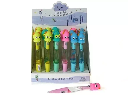 Długopis wielokolorowy ośmiornica świecąca (24szt) - ADAR