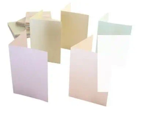 Zestaw kopert i kart A6 perłowe pastel 50szt - Dalprint dpCraft