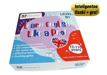 Learn English Like a Pro fiszki + gra B1 - Paweł Dwornik