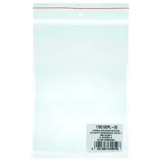 Torebka strunowa Office Products 80x180mm 100szt. transparentna
