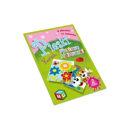 Piaskowe malowanki Pieski Kwiatki - Multigra