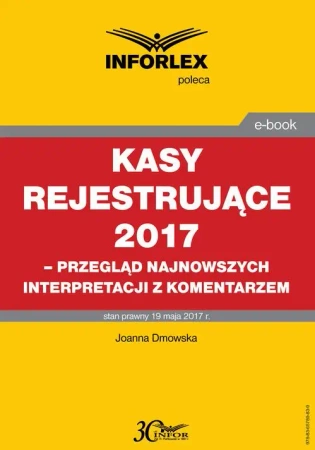 eBook Kasy rejestrujące 2017 - Joanna Dmowska