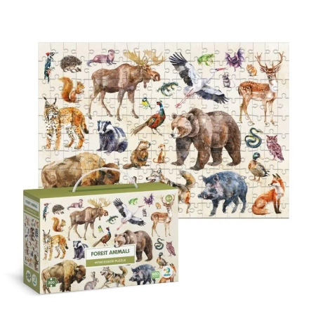 Puzzle 200 Montessori Forest animals - Dodo