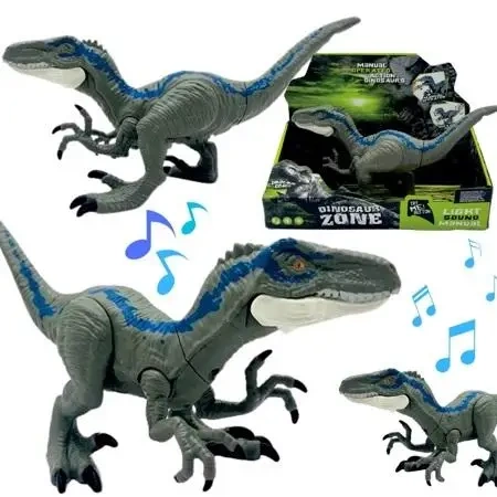 Dinozaur Interaktywny dźwięk świecące oczy - Maksik