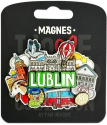 Magnes I love Poland Lublin ILP-MAG-C-LUB-34 - Pan Dragon