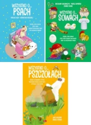 Wszystko o pszczołach+ Wszystko o psach + Wszystko o sowach PAKIET Dragon - Radosław Włodarczyk