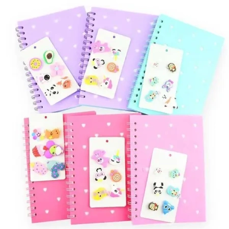 Notes na spirali z przypinkami MIX - Robe