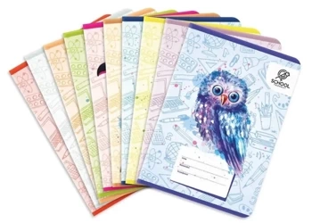 Zeszyt A5/32K linia kol Puffy Birds (10szt) - Elanders