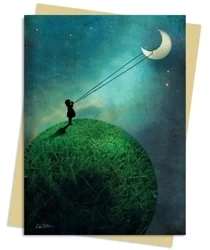 Karnet B6 W pogoni za księżycem Catrin Welz-Stein - Flame Tree