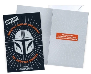 Karnet Urodziny Star Wars Mandalorian - Kukartka