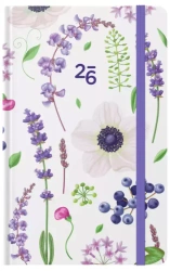 Kalendarz kieszonkowy 2026 Fioletowe kwiaty ALBI - praca zbiorowa