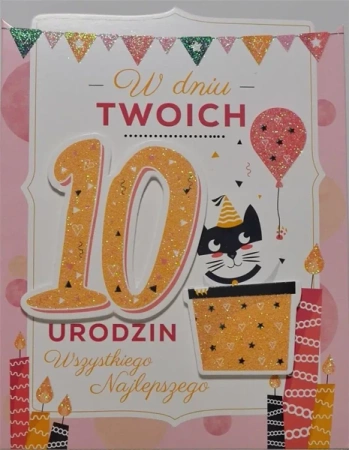 Karnet Urodziny 10 - YEKU