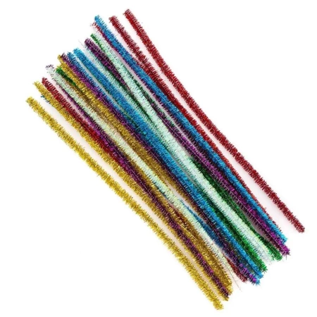 Druciki kreatywne metalizowane 30cm 25szt - Dalprint dpCraft