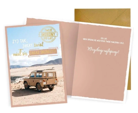 Karnet Urodziny - Kukartka