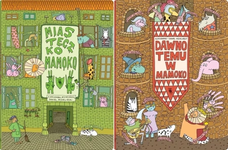 PAKIET MIASTECZKO MAMOKO + DAWNO TEMU W MAMOKO - Aleksandra Mizielińska, Daniel Mizieliński