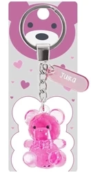 Brelok miś z imieniem - Julka - Be-Happy Gifts