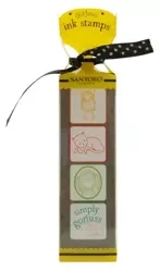 Zestaw stempli z tuszem - Ruby (Yellow) - Santoro