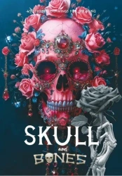 Kolorowanka A4 pionowa 8 obrazków Skull różowe - Fresh