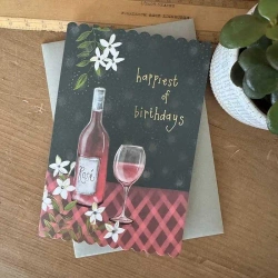 Karnet Urodziny Wino - Alex Clark