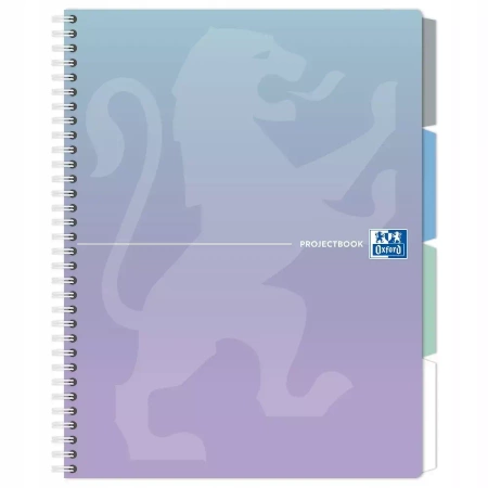 Kołozeszyt A4/80k kratka Pastel Oxf Fol A 5