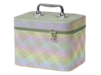 Kuferek L z lusterkiem na zamek 23x17x15cm - ADAR