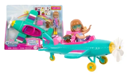 Brb Chelsea Samolot Zest z Lalka Htk38 Wb3