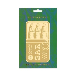 Zakładka do książek metalowa duża - Sardines - Designworks Ink