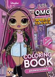 Kolorowanka z naklejkami LOL OMG World Travel - Ideyka