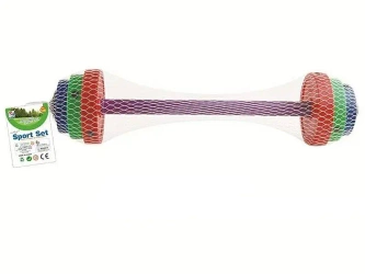 Sztanga plastikowa z obciążnikami 420g - ADAR