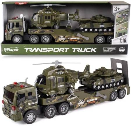 Laweta wojskowa z czołgiem i helikopterem - Lena