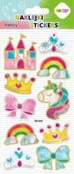 Naklejki 3D Fancy Pink Princess 90x210 HAPPY COLOR - GDD
