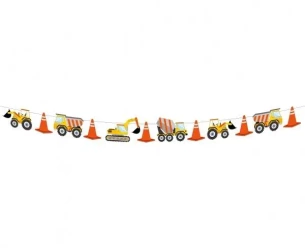 Girlanda papierowa Plac Budowy 360 cm - Godan