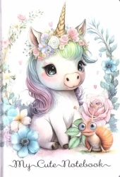 Notatnik 140x95/64K kratka Jednorożec FRESH